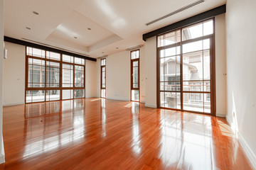 Empty room modern interior.