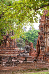 Buddhist temple of Wat Mahathat, Sukhothai - Thailand