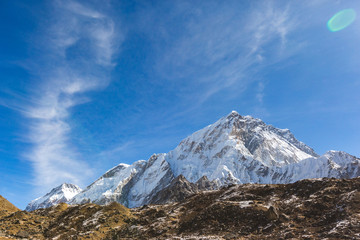 View on the way to Everest base camp, Nepal