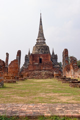 Obraz premium Buddhist temple of Wat Mahathat, Sukhothai - Thailand