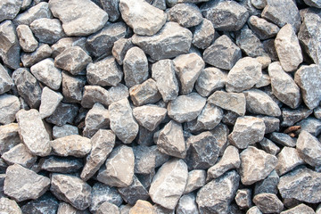 texture of gravel stones on ground. Gravel or pebbles in garden.