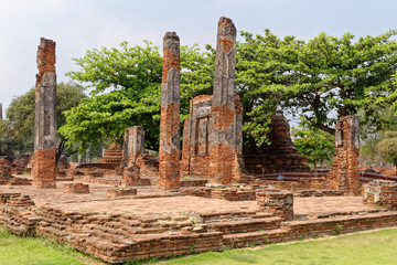 Buddhist temple of Wat Mahathat, Sukhothai - Thailand