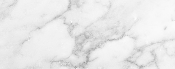 Obraz premium Marble granite white panorama background wall surface black pattern graphic abstract light elegant gray for do floor ceramic counter texture stone slab smooth tile silver natural.