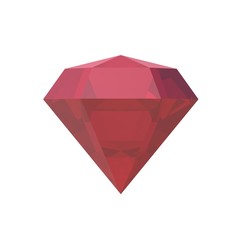 Diamond Red in 3D. Tapas. Stone. Jewellery