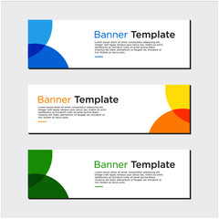 New Modern Abstract Banner Design, Abstract Templates Design, Business Banner Background Design vector