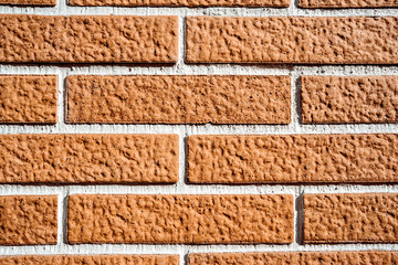 Brick material wall surface texture background.