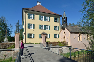 Kapelle beim Wasserschloss in Unterwittelsbach bei Aichach
