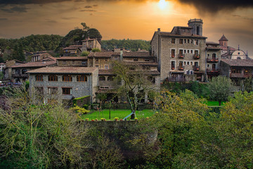 Obraz premium Rupit,cataluña