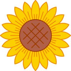 ひまわり（線あり）