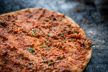 Preparation of organic tandoor bread and layered bread, one of the local flavors of Antioch