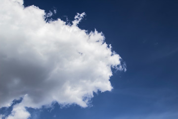 Beautiful clouds in the sky.  Pattern from clouds