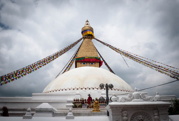 estupa en katmandu nepal