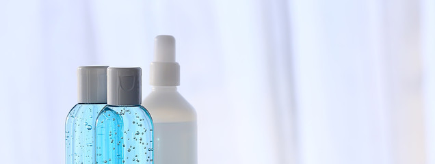 medical antiseptic gel, virus protection concept, clean hands, coronavirus disinfection