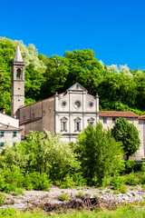 Naklejka premium Old town of Pontremoli in Tuscany, Italy