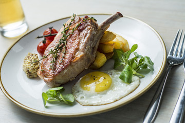 Gammon and Egg Plated