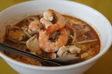 Sarawak Laksa - traditional food, Borneo, Malaysia