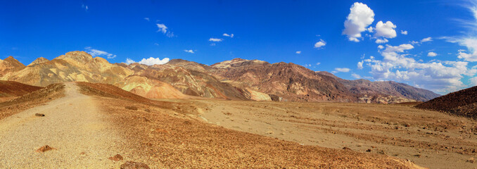 Landscape of Death valley, California, Panorama