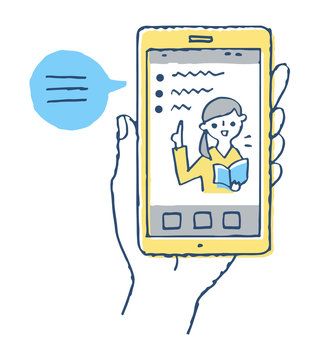 オンライン学習　スマホ