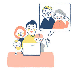 オンライン帰省　ノートパソコン