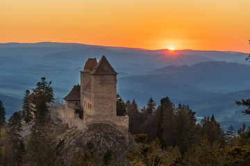 Fototapeta premium Kasperk castle in Sumava, Czech Republic
