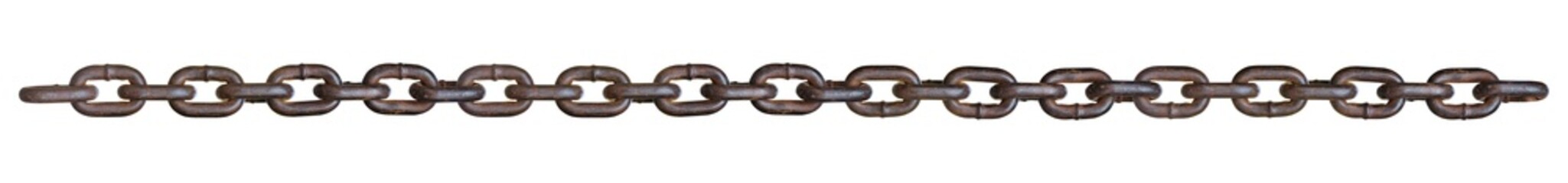 Chain isolated on white background. Clipping path included. - 345319955