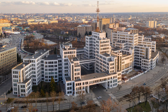 Aerial view of Kharkov city, Ukraine