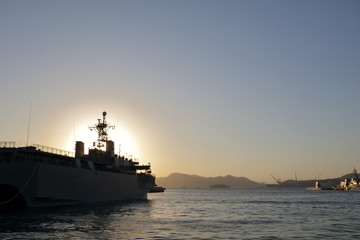 Fototapeta premium 音響観測艦