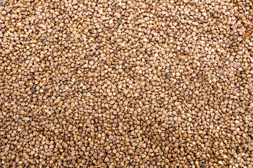 buckwheat for the background. Buckwheat texture.