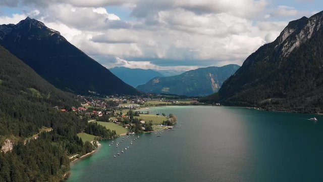 Achensee Tirol, Dolomiten, Alpen Drone