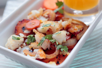 Salade de carotte aux poissons