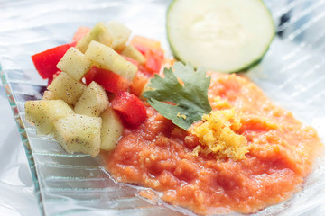Recette traditionnelle du gaspacho