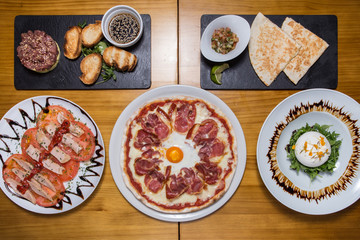 Set of food