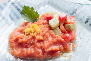 Recette traditionnelle du gaspacho