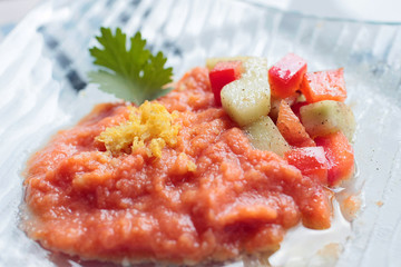 Recette traditionnelle du gaspacho