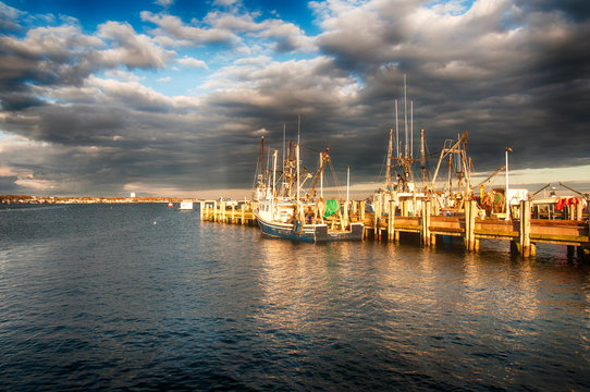 Provincetown Massachusetts Sunset Macmillan Wharf