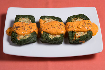 spinach medallions