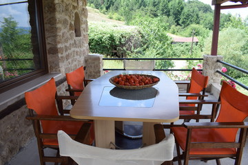 table and chairs