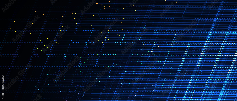Poster abstract tech background. futuristic technology interface