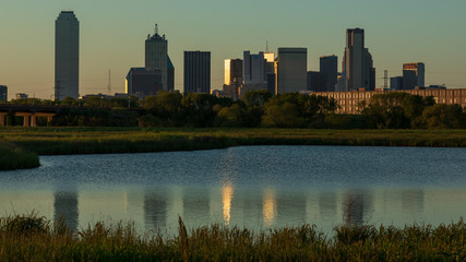 Fototapeta na wymiar Downtown Dallas Skyline