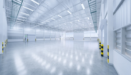 3d rendering hangar