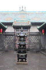 Urne d'un temple à Pingyao, Chine	