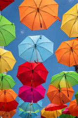 Obraz premium seamless pattern with umbrellas