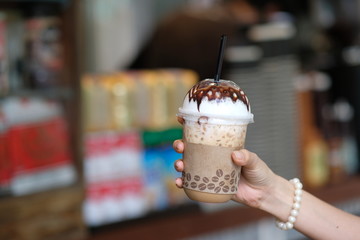 chocolate ice cream with chocolate