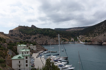 Bay of Balaclava, the picturesque landscape