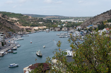 Bay of Balaclava, the picturesque landscape