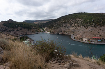 Bay of Balaclava, the picturesque landscape