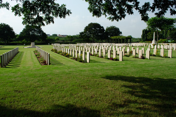 cemetery in the park