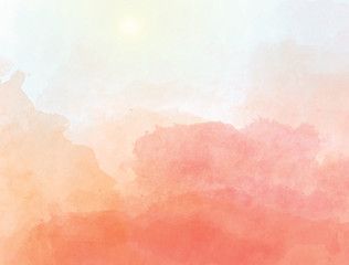Fototapeta premium Beautiful Watercolor Texture And Background