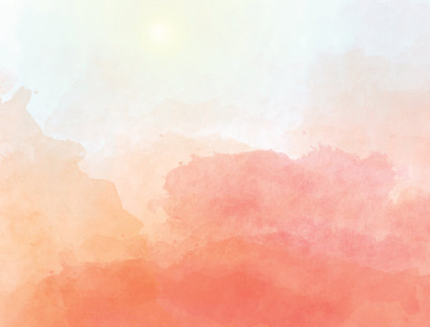 Beautiful Watercolor Texture And Background