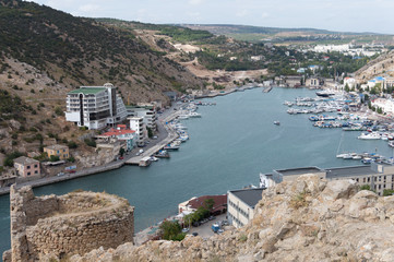 Bay of Balaclava, the picturesque landscape